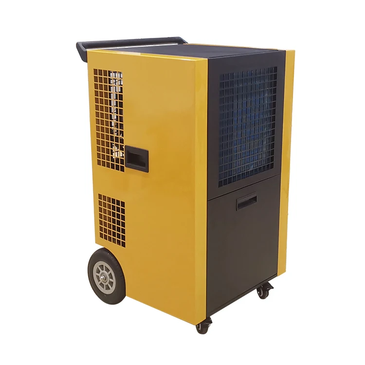

90 liters per day commercial portable trolley dehumidifier with easy to move handle