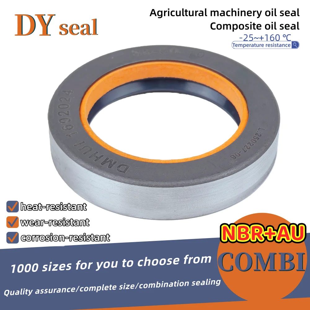 Shaft Oil Seal NBR+AU 40*58*10mm 12001887B Skeleton Seal Ring Tractor O-Ring For Rotation Shaft ISO 9001:2008