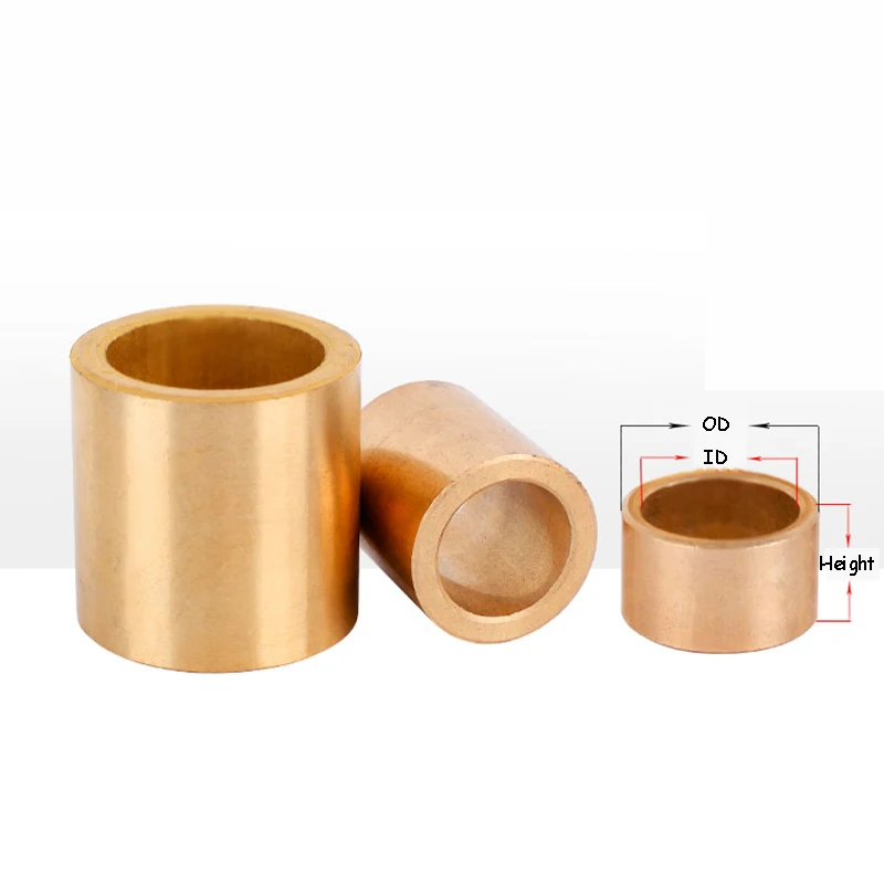 1pcs Oil-Free Self-Lubricating Bearing Composite Copper Shaft Bushing Inner Diameter 30/32/35/38/ 40/42/45/50mm Bushing Bearing