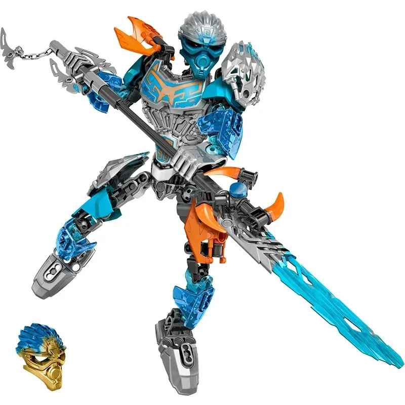 Warriors Actiefiguren Bionicle Bouwstenen Bricks 2in1 Lewa Tahu Onua Umarak de Destroyer Speelgoed Jongen Kid Kinderen Geschenken