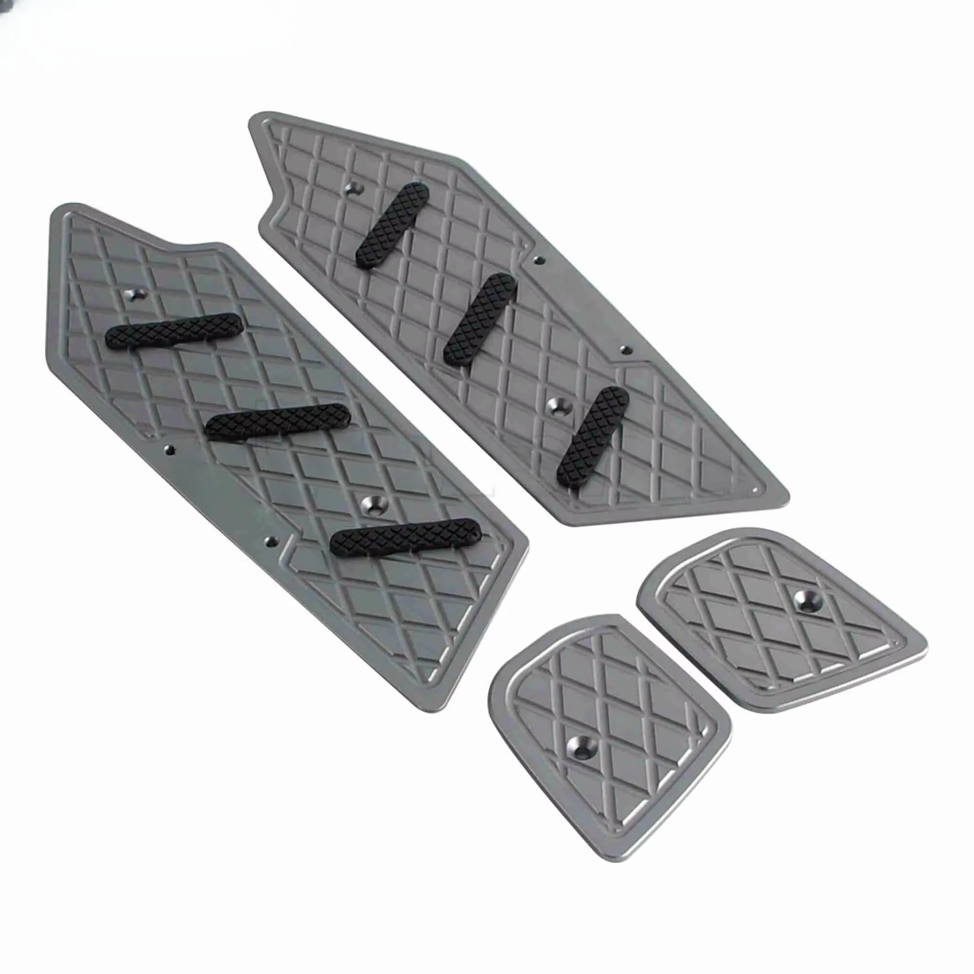 Motorcycle Concave-Convex Anti-slip Design Footrest Pedals for  C400X 2020-2024