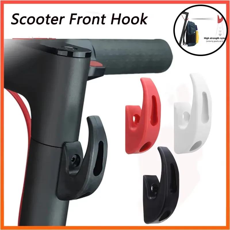 1/2 pçs acessórios de scooter para xiaomi pro 2/1s gancho dianteiro cabide scooter elétrico à prova dwaterproof água resistente à ferrugem ganchos de suporte