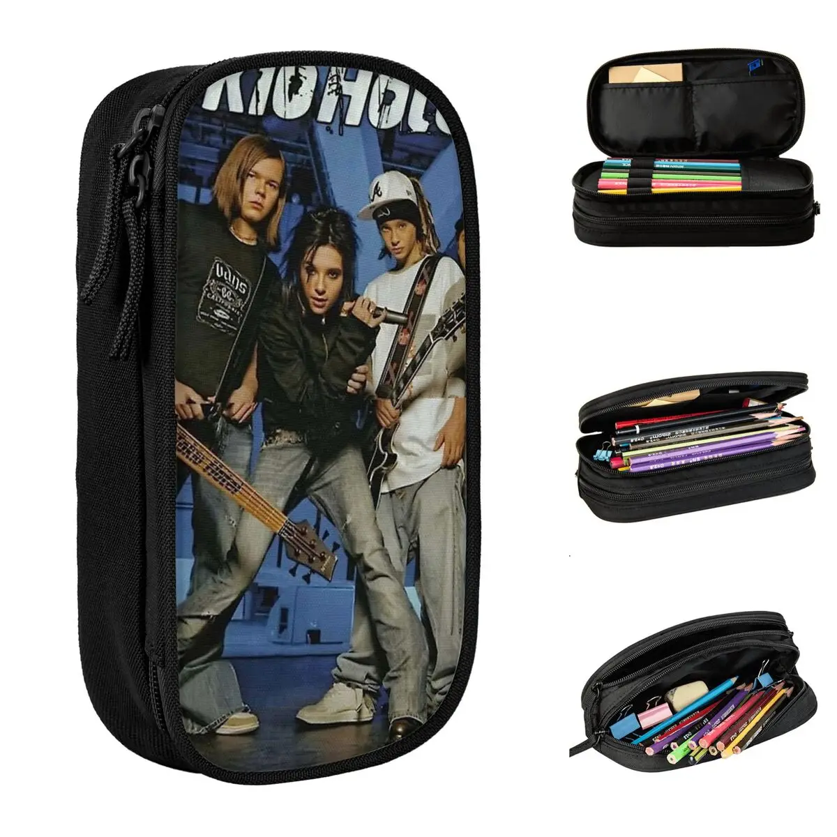 

Tokio Hotel Band Pencil Cases Lovely Hype Boy Pen Pencil Bags Kids Large Storage School Supplies Cosmetic Pencilcases