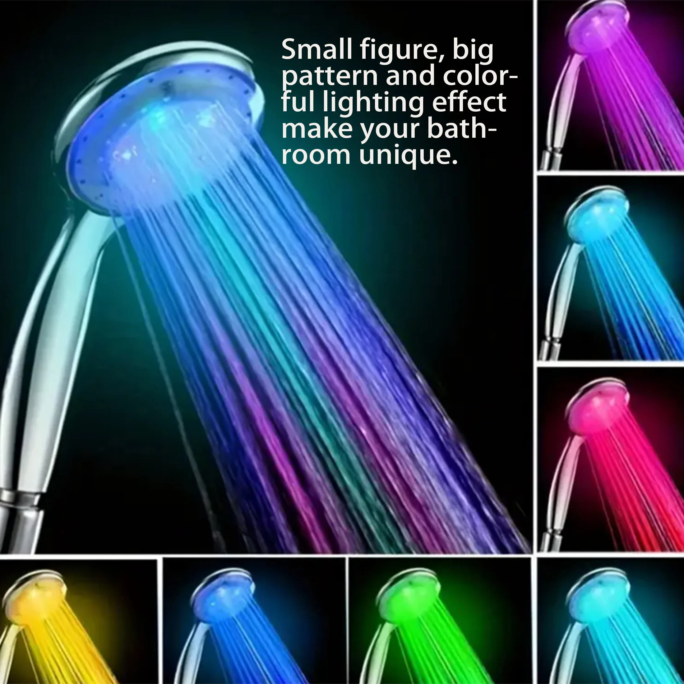 

Comfortable shower experience-multi-functionaldesignshower,aswellasseven-colorlight,sothatyoucanexperienceadifferentbath