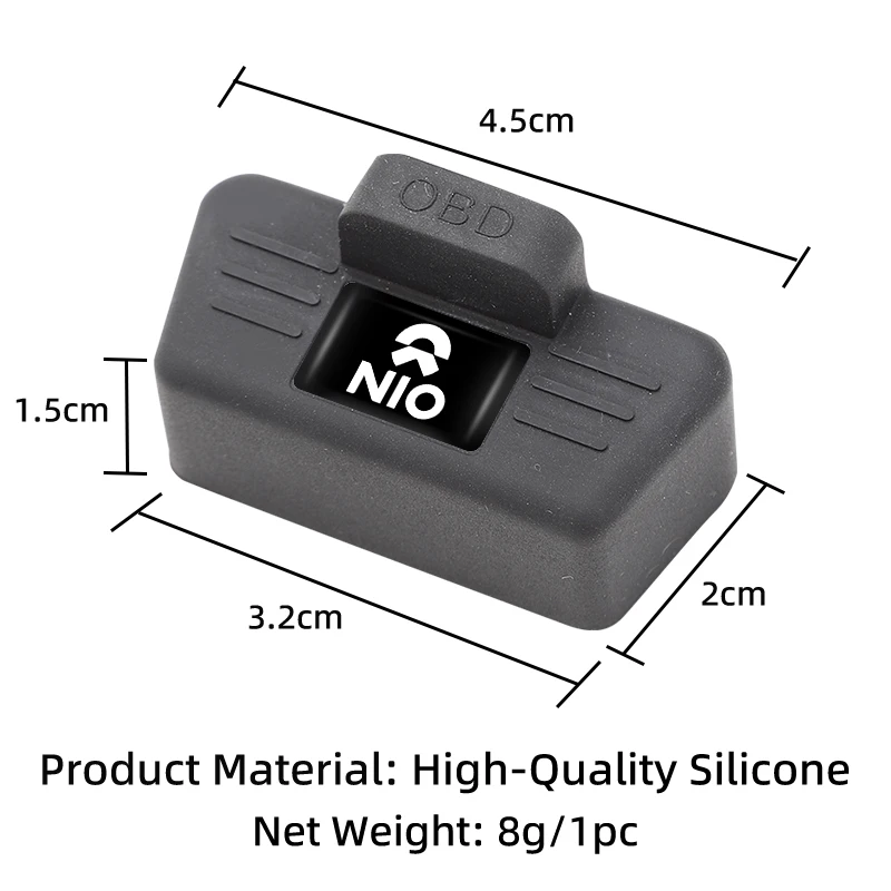 Car OBD Port All-in-One Dust Cover Silicone Clogging Cap Auto Accessories For Nio EC6 ES6 ES8 ES7 ET5 ET7 EP9 EVE 2021 2022 2023