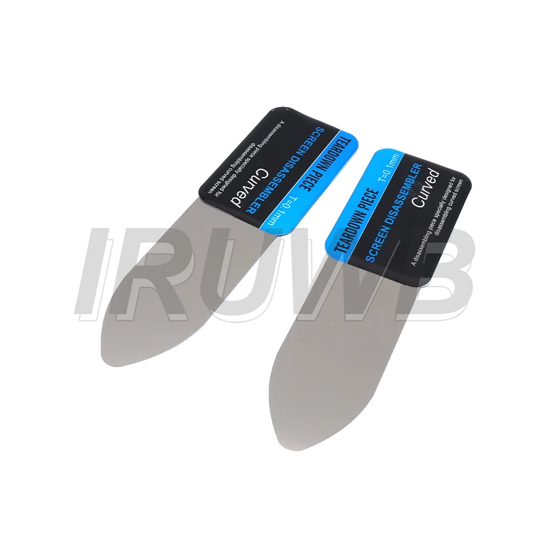 1pcs Ultra Thin Flexible Mobile Phone Disassemble Steel Metal Mobile Phone Curved LCD Screen Spudger Opening Pry Card Tools