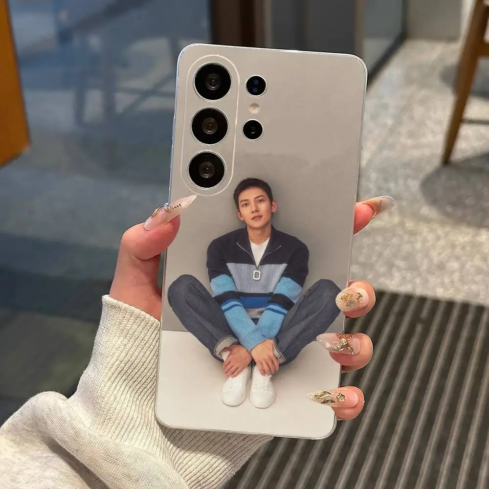 Fashion Ji Chang Wook   Phone Case For Samsung S25,S24,S21,S22,S23,S30,Ultra,S20,Plus,Fe,Note,10,9,5G Transparent Cover