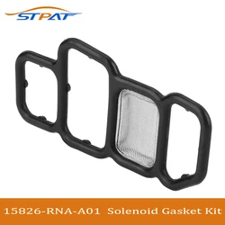 STPAT 15826-RNA-A01 Solenoid Spool Valve Filter Gasket for Honda Civic 2006-2014 for Accord 2014 Solenoid Gasket Spool Valve