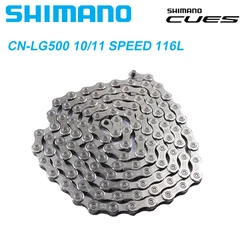 SHIMANO CUES CN-LG500 116L 118L120L 122L 124L 9S 10S 11Speed LINKGLIDE Chain for MTB Mountain Bike Original Road Chain Parts