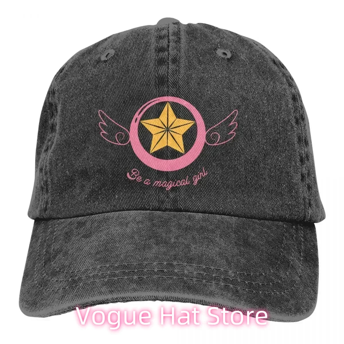 Summer Cap Sun Visor Be A Magical Girl Card Captor SAKURA Hip Hop Caps Meme Cowboy Hat Peaked Hats