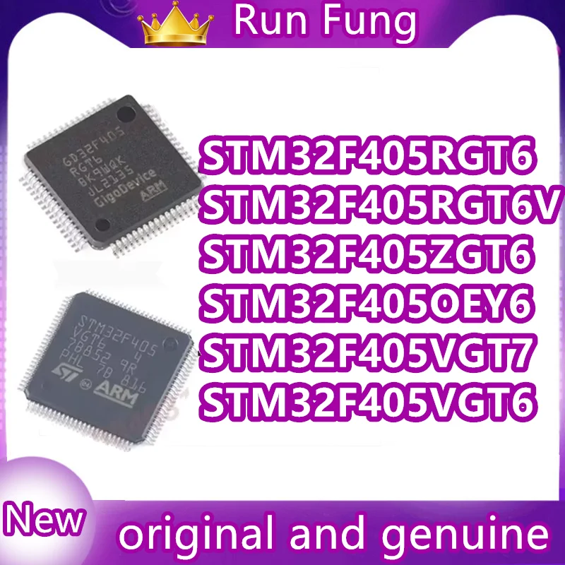 

10 шт. STM32F405RGT6 STM32F405ZGT6 STM32F405VGT6 STM32F405OEY6 STM32F405VGT7 STM32F405RGT6V Микроконтроллер (MCU/MPU/SOC) IC-чип