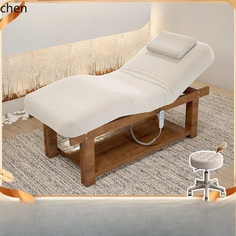 DSA  Electric Beauty Bed Solid Wood Beauty Salon Special Latex