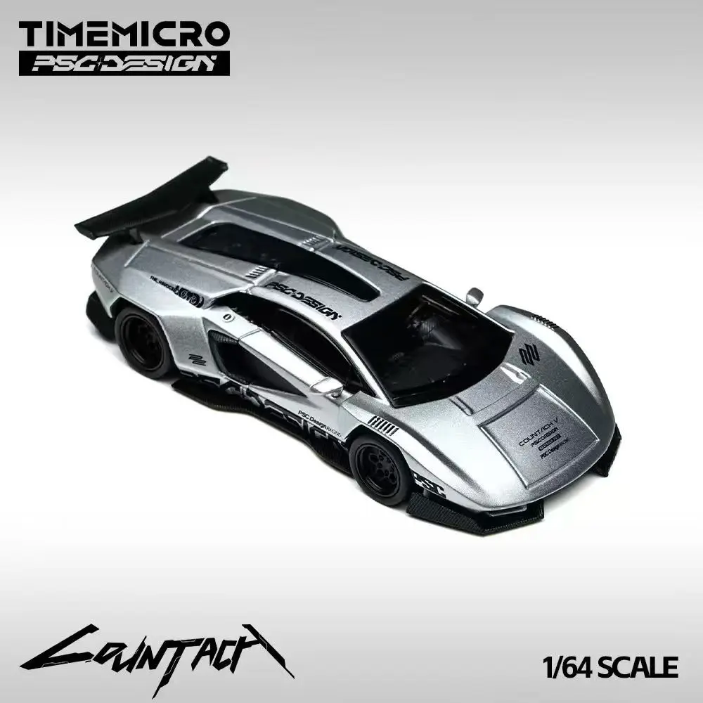 Time Micro TM x PSC Design 1:64 Alloy Model Countach LPI800-4 PSC Concept Modified Edition Toy Ornament Gift Collection