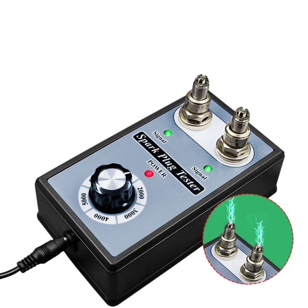 Auto Bougie Sprong Tester Dubbele Gat Bougie Tester Hogedruk Pack Ontsteking Systeem Diagnostisch Instrument