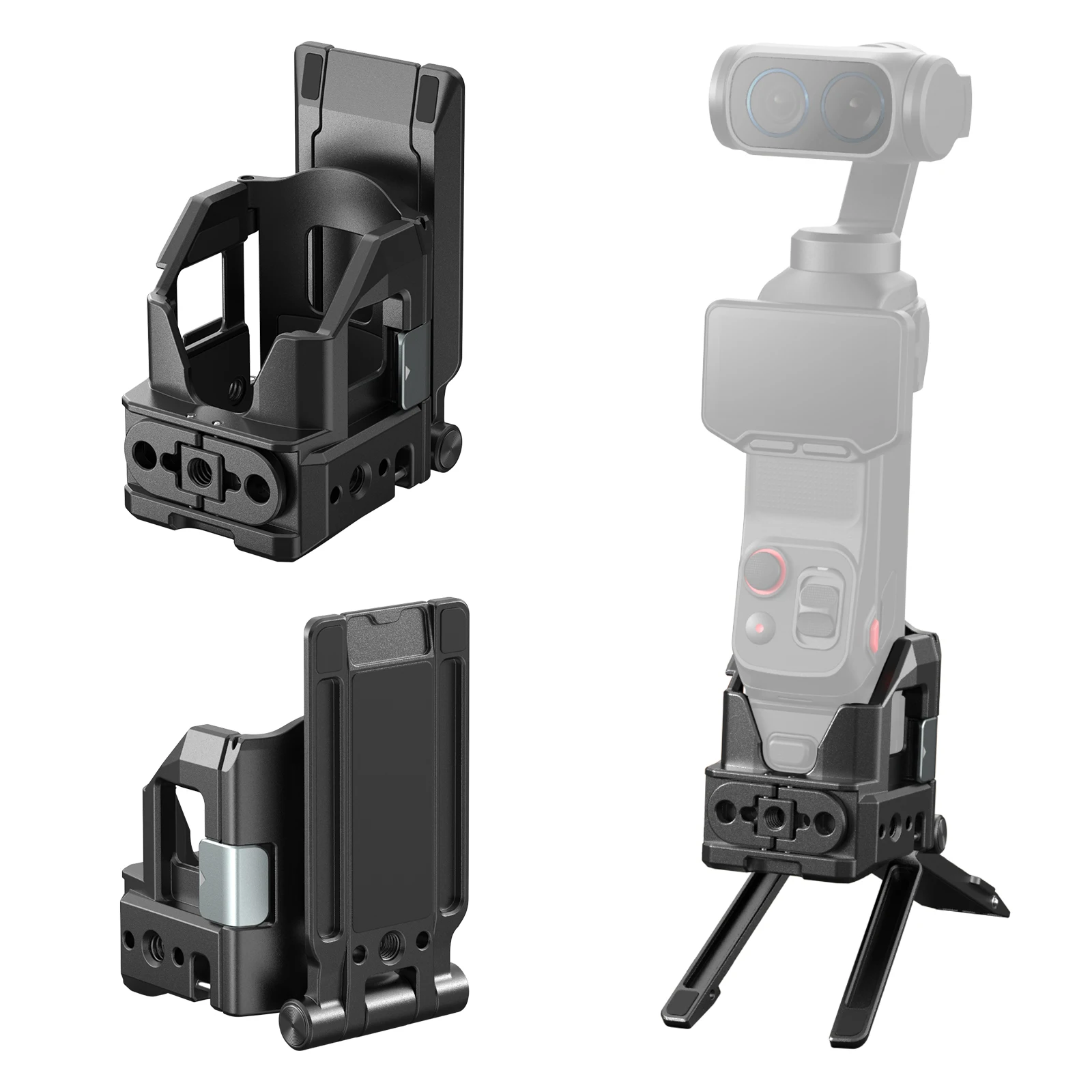 SmallRig Mocowanie z możliwością podłączenia do Insta360 Luna Ultra z wbudowanym interfejsem magnetycznym, mocowaniem typu cold shoe i płytką Arca-Swiss -6824 — zdjęcie produktu 7