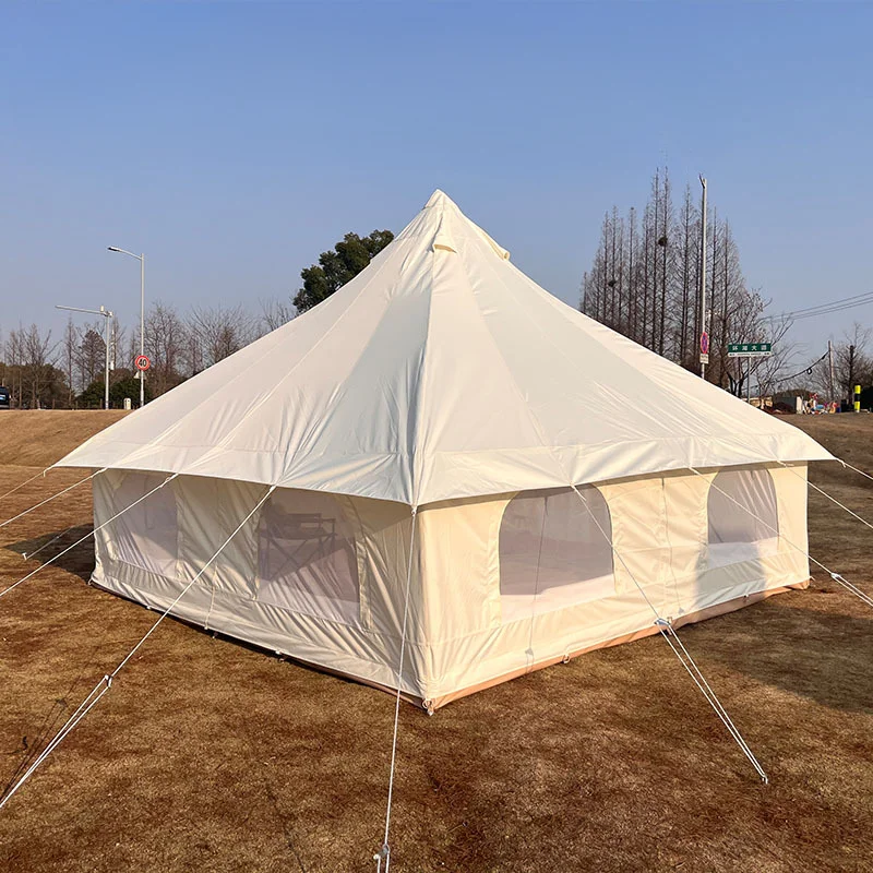 Internet celebrities without pole yurt tent outdoor thickened rainproof camping camping tent B & B scenic camp tent