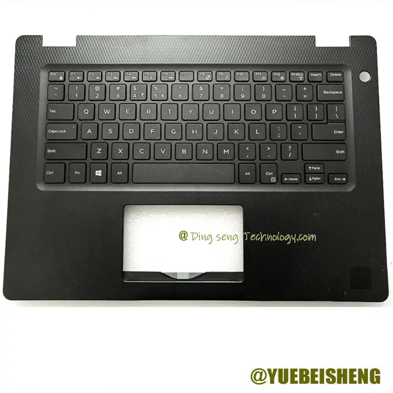 YUEBEISHENG    New/org For Dell Inspiron 14 3000 3482 3493 3480 Vostro 3480 Palmrest US Keyboard Upper cover D2JD8 0D2JD8