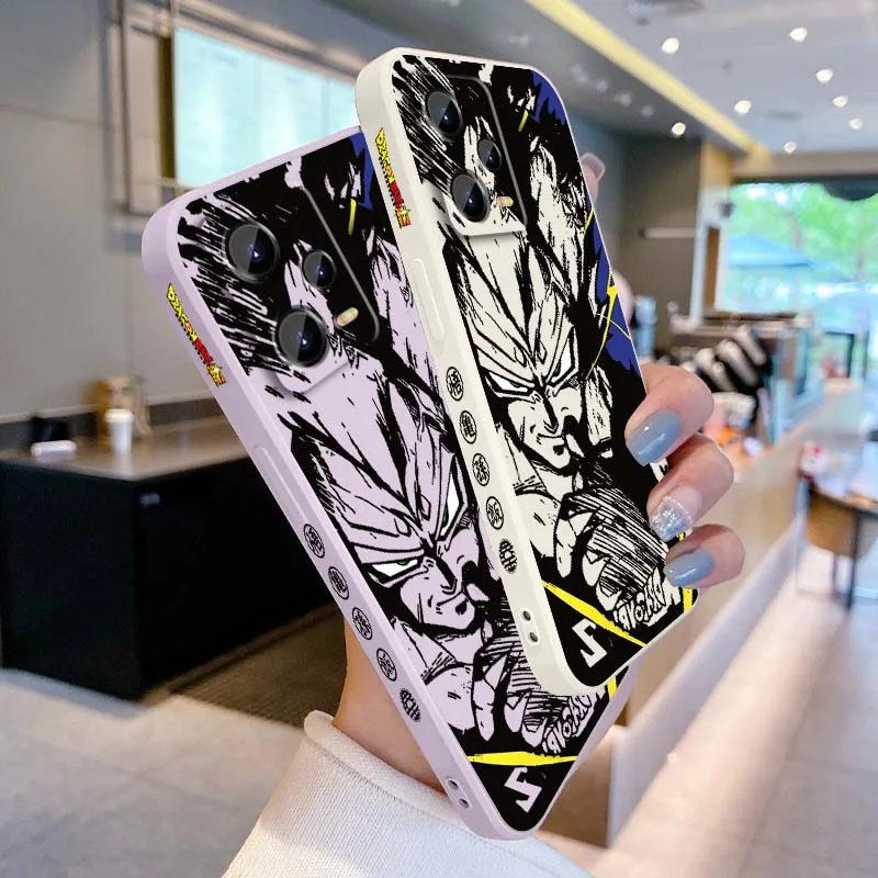 

Cartoon Warrior Dragon Figure For Xiaomi Redmi Note 14 13 12 12S 11 11S Pro Plus 4G 5G Liquid Left Rope Soft Phone Case