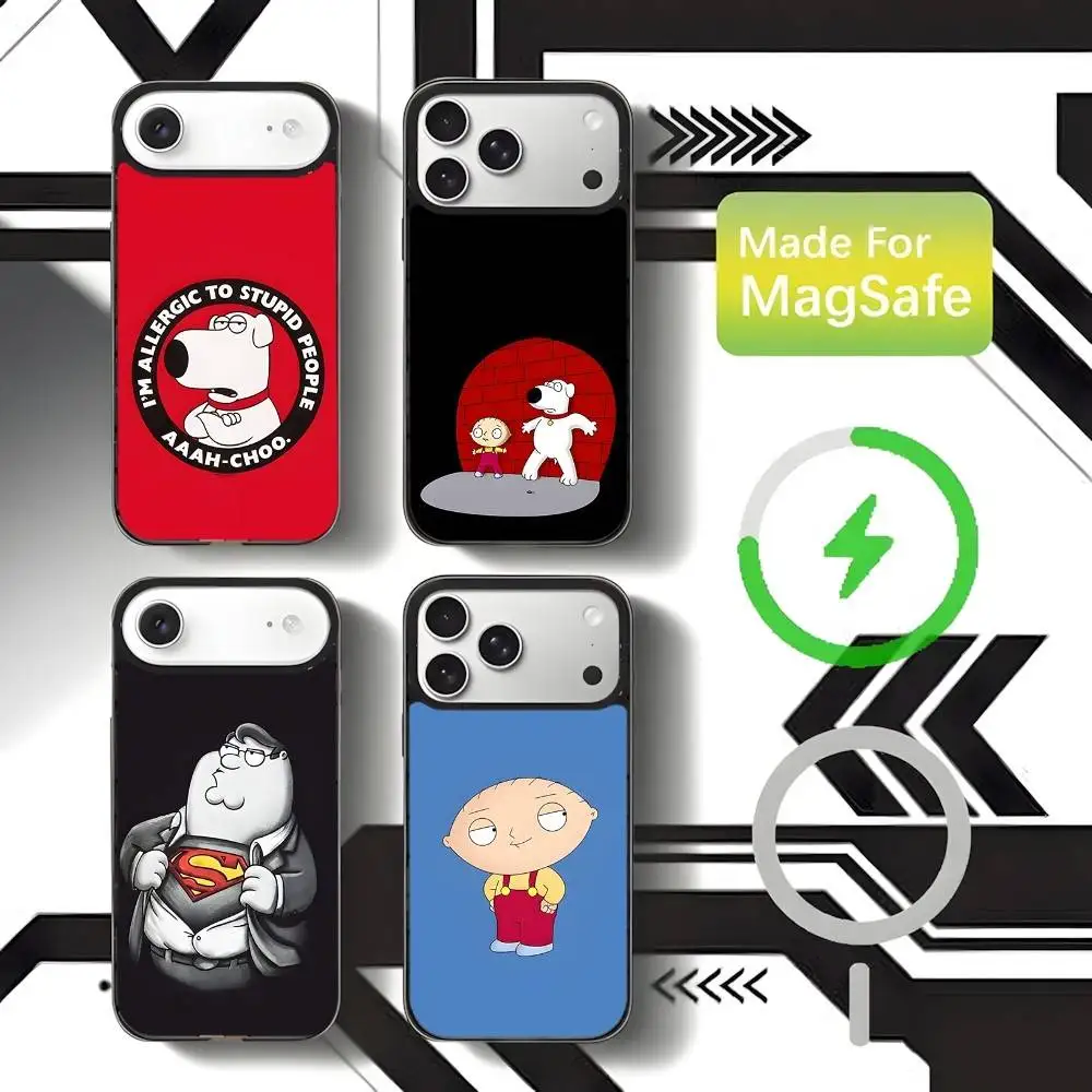 

Family Guy P-Peter Phone Case For iPhone 17,16,15,14,13,12,11,Pro,Max,Plus,Mini,SE4,E Magnetic Magsafe Wireless Charging