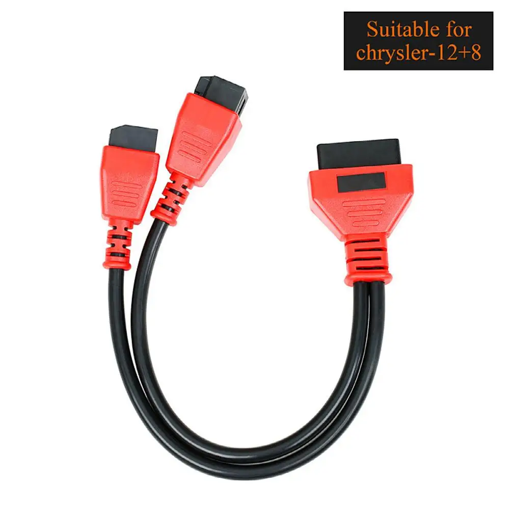 OBD2 Adapter SGW Cable for Dodge Ram Jeep 12+8 adapter Cable Connector Programming Compatible with DS808 Test MS905 MS906 MS908