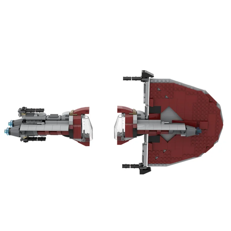 344 ชิ้น ชุดประกอบโมดูลาร์ Star Scuffle Fanblade Ginivex-Class - 75362 ของเล่นแบบประกอบเอง DIY ของขวัญวันหยุด