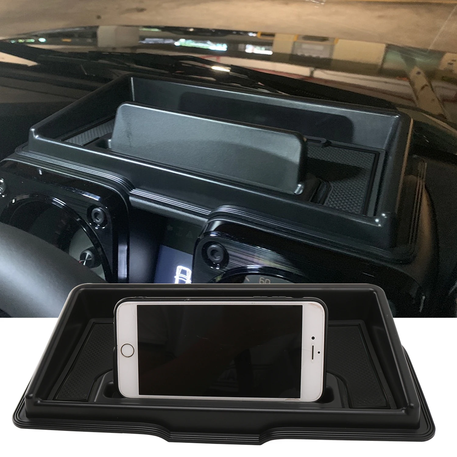 Center Console Dashboard Organizer Tray Phone Holder for Suzuki Jimny JB64 JB74 2019-2026 Storage Tidying Interior Accessories