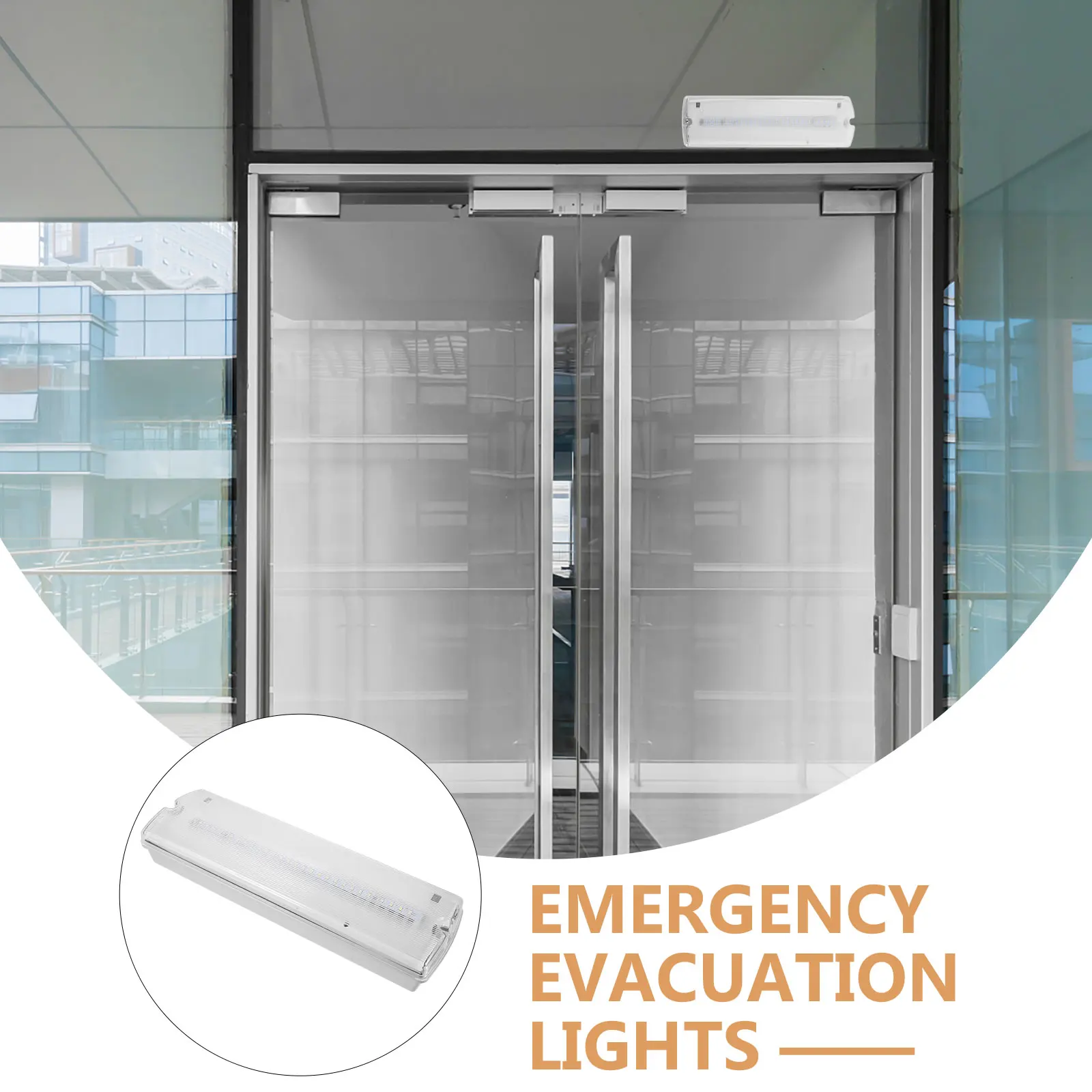 

Illuminated Emergency Exit Sign LED Powered Safety Indicator for Public Facilities Highly Visible in Dark Ensures Out