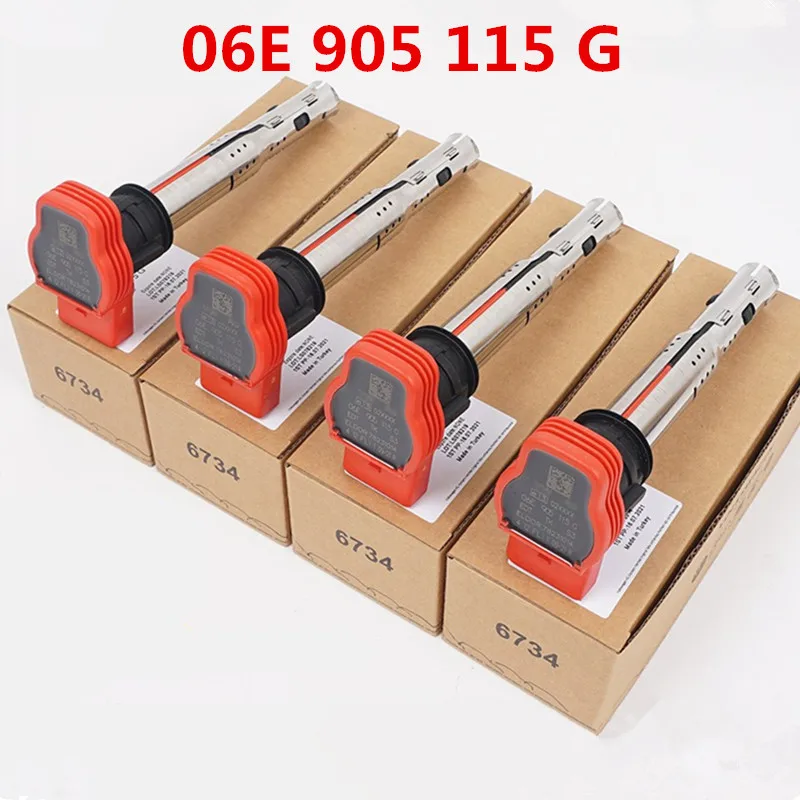 

06E905115G Car Ignition Coils Pack For VW Beetle Jetta Golf 6 Passat Tiguan Touareg CC For Audi A1/3/4/5/6/7/8 TT Q3/5/7 S3/4 R8