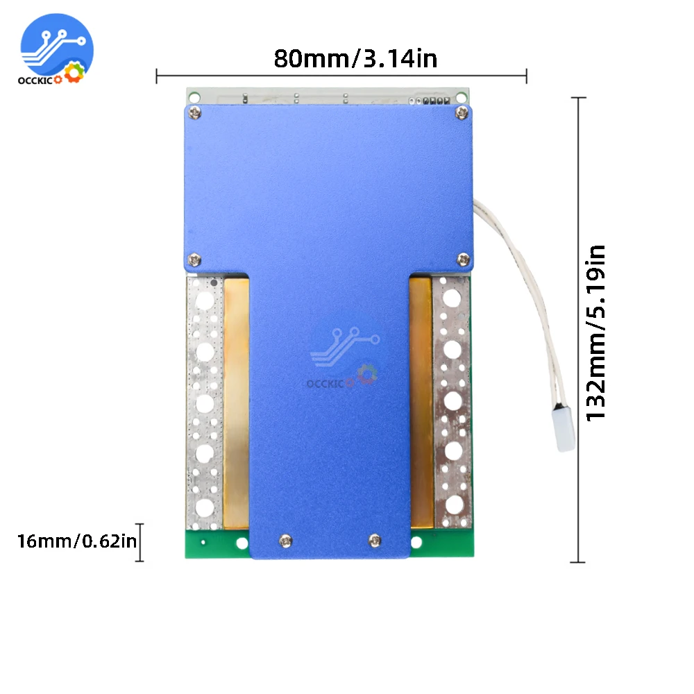リチウム電池充電保護ボード,温度制御とバランスの取れた同じポート,bms 20s,72v,100a,150a,200a