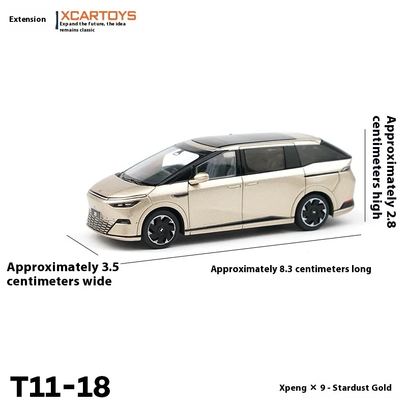 

XCARTOYS модель автомобиля из сплава, игрушка XG9, звездный свет, золото, миниатюрный коллекционный автомобиль, радиоуправляемая модель, игрушка для коллекционеров