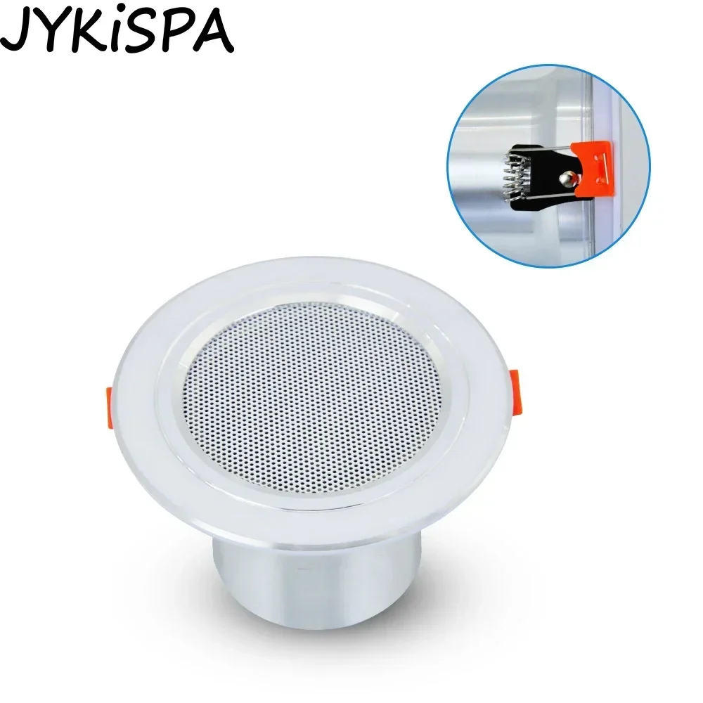 8Ohm 10W altoparlante da soffitto per bagno altoparlante sistema musicale di sottofondo indirizzo pubblico sfondo Audio bagno ristorante