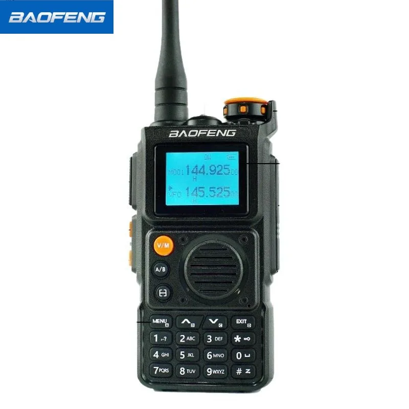 Baofeng جهاز اتصال لاسلكي BF-K6 خارجي احترافي محمول جهاز اتصال لاسلكي عالي الطاقة مضاد للسقوط شاشة كبيرة أكثر من 10 أمتار راديو