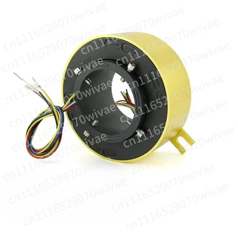 Rotating conductive slip ring, inner hole 70 80 outer diameter 158mm wire rotary joint 2 4 6 8 10 12 channels
