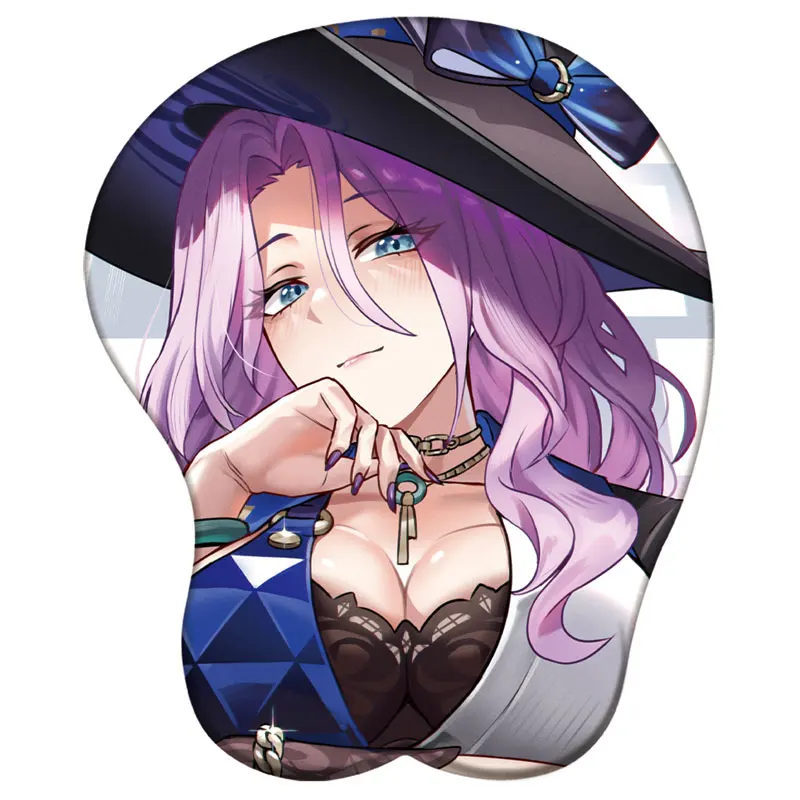 Honkai Star Rail 3D коврик для мыши с поддержкой запястья Imbibitor Lunae Blade Aventurine силиконовый коврик для мыши Hentai 3D подставка для запястья коврик для мыши