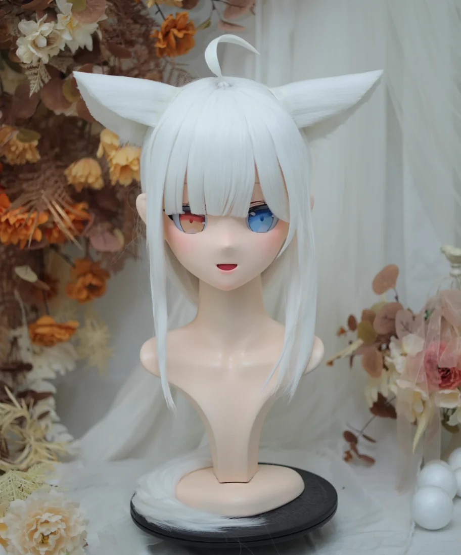 

(NFD-20-54)Customize Full Head With Lock Crossdress Doll Female/Girl Japanese Anime Cartoon Character Kig Cosplay Kigurumi Mask