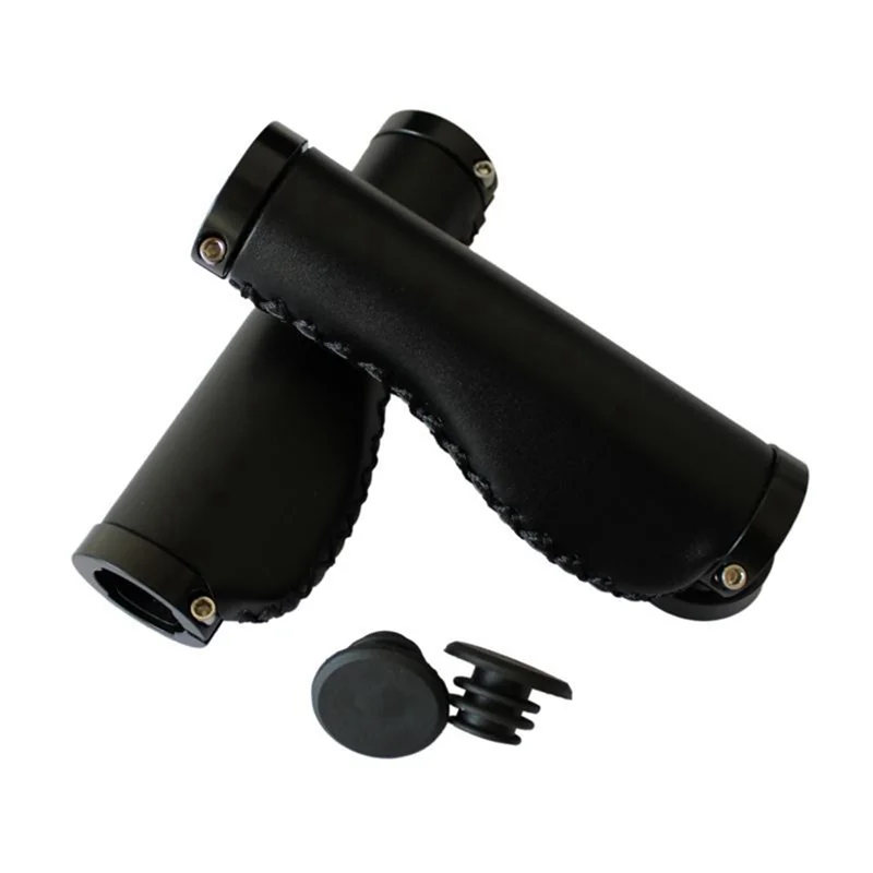 

A48F-Кожаные ручки руля велосипеда ручной работы