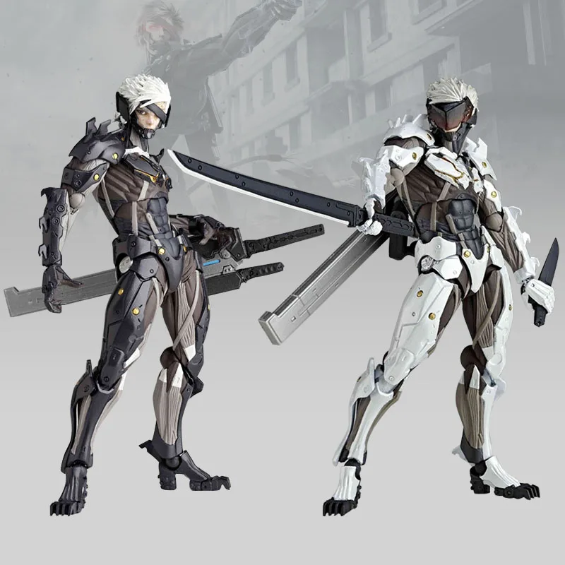 

Anime Metal Gear Rising Revengeance Raiden Action Figures The Ocedo Yamaguchi 140 Ex Figurine Pvc Model Collection Toys Gifts