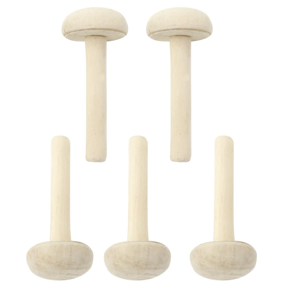 5 قطعة فرك الخشب الفطر Simpledesign دائم مصقول الطباعة أداة صنع الطباعة أداة الفطر الخشبي