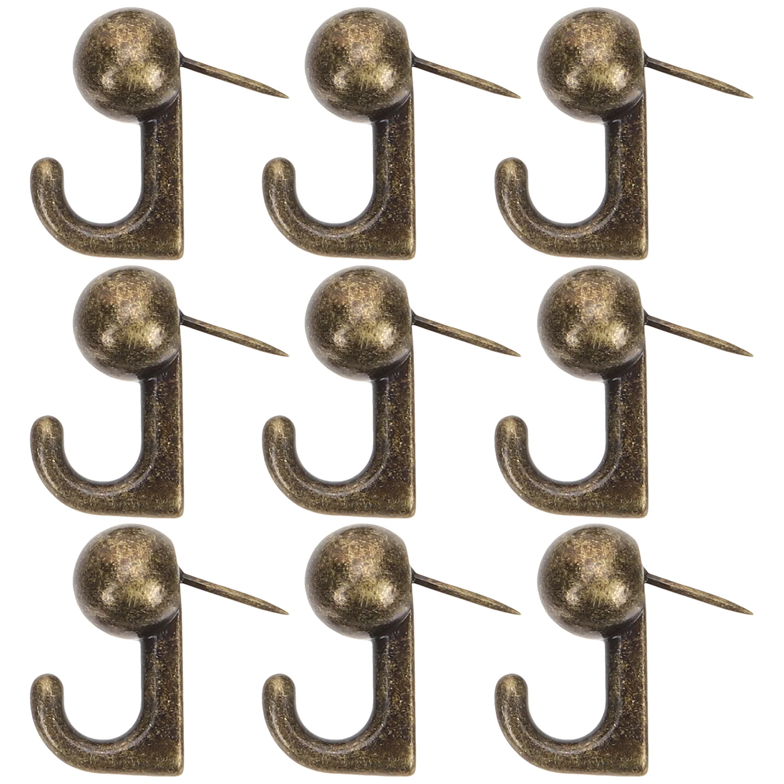 

30 Pcs Hook Metal Nail Decorative Push Pin for Wall Picture Thumb Tack Hanging Hooks Tacks