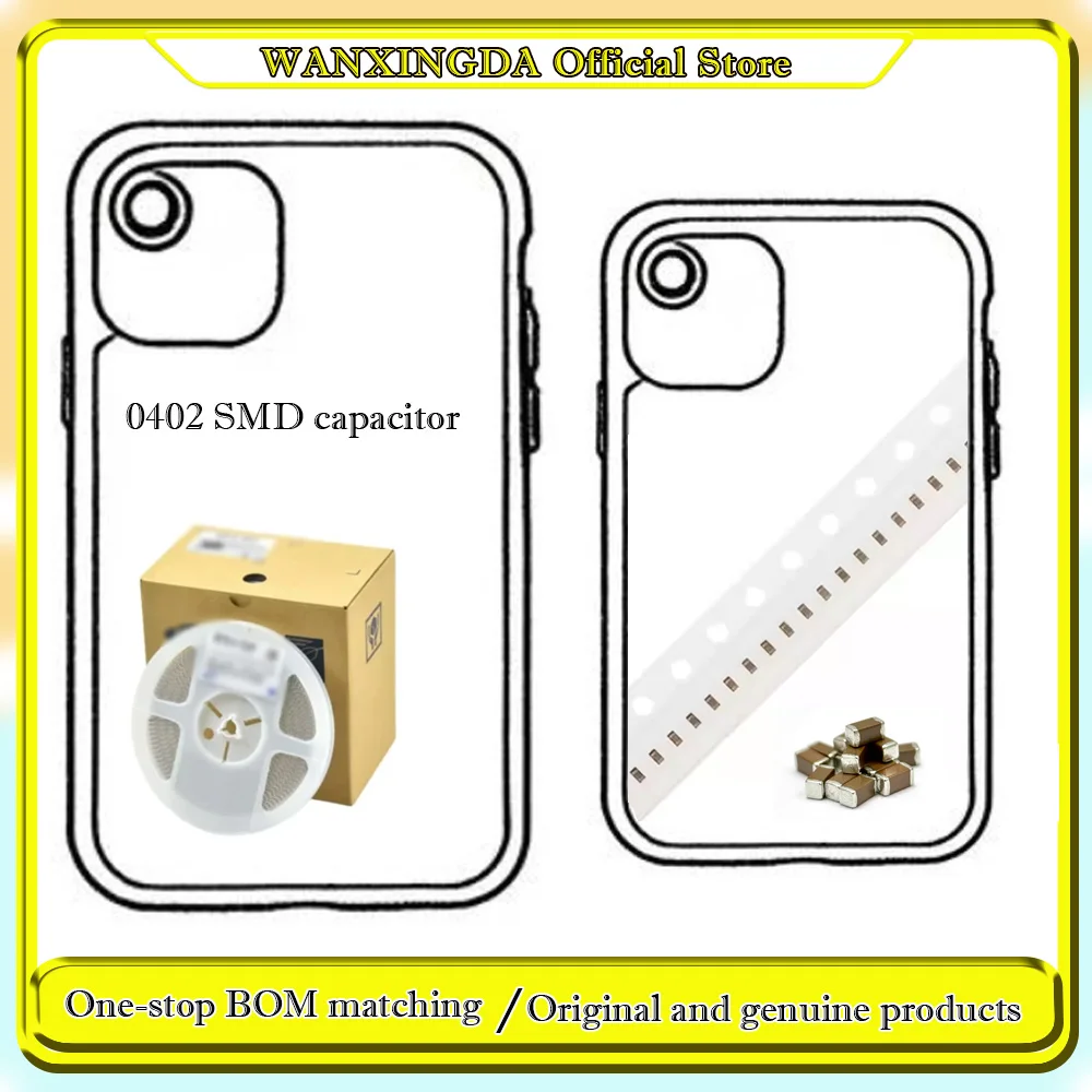 

100 10000Pcs 0402 1pF 2pF 3pF 4pF 5pF 6p 7 8 10pF 100uF 100pF 1nF 10nF 15nF 100nF 0 1uF 2.2uF 4.7uF 10uF 47uF White phone case