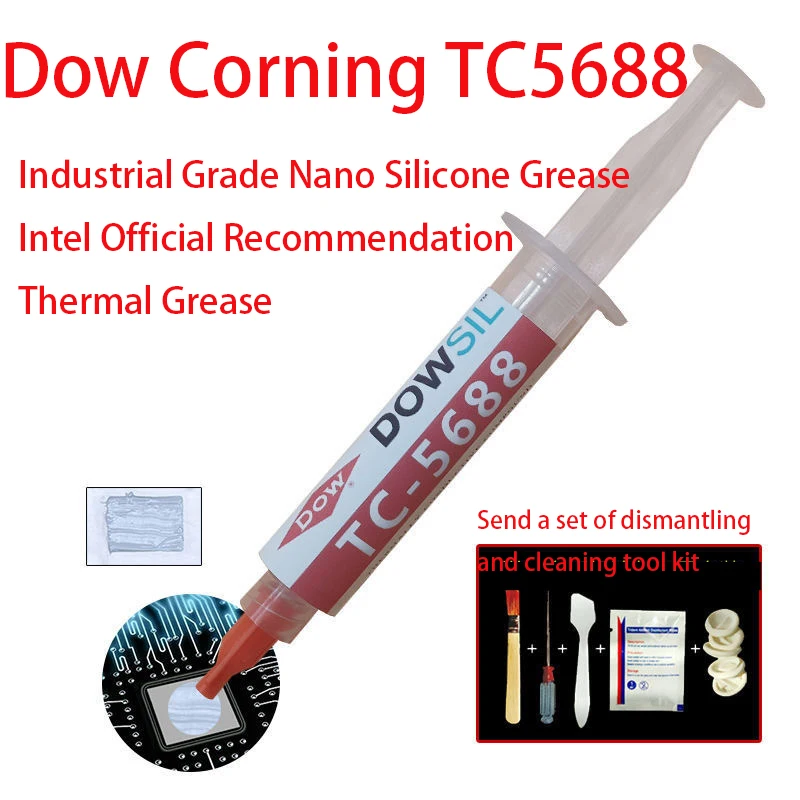 

American Dow Corning TC-5688 Thermally Conductive Silicone Grease Cpu Thermal Notebook High Thermal Conductivity Silicone Grease