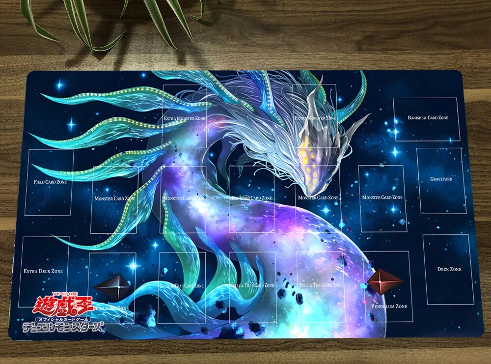 YuGiOh Ghoti of The Deep Beyond TCG CCG Mat Trading Card Game Mat Table Playmat Desk Gaming Play Mat Mouse Pad 60x35cm Free Bag