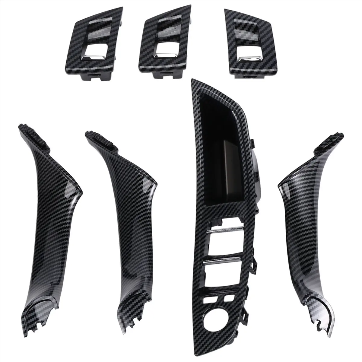 7PCS Right Hand Drive RHD For BMW 5 F10 F11 Car Interior Door Handle SUP
