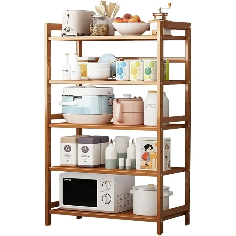 50 Inch Large Capacity Shelving Unit Storage Rack 5 Tier Kitchen Bathroom Shelving Storage Rack Multifunctional Storage Rack