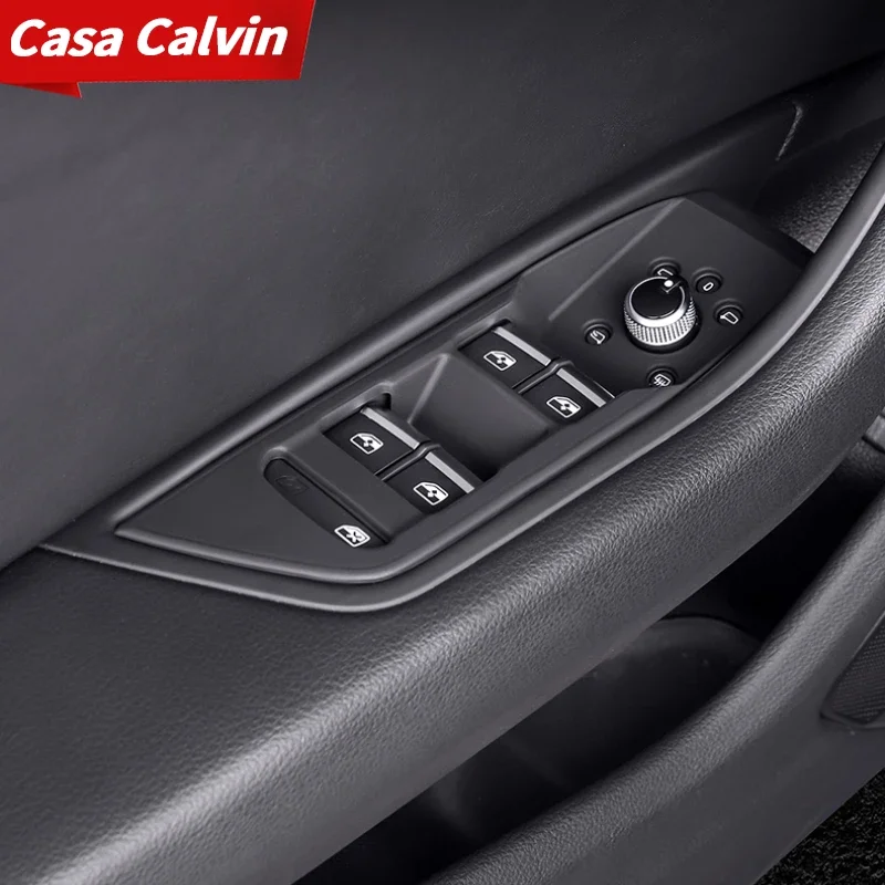 

For Audi A4L/A5 Q5L/Q5Lsportback 2017-2024 Car Door Lift Button Silicone Pad Protection Scratch Proof Car Decoration Accessories