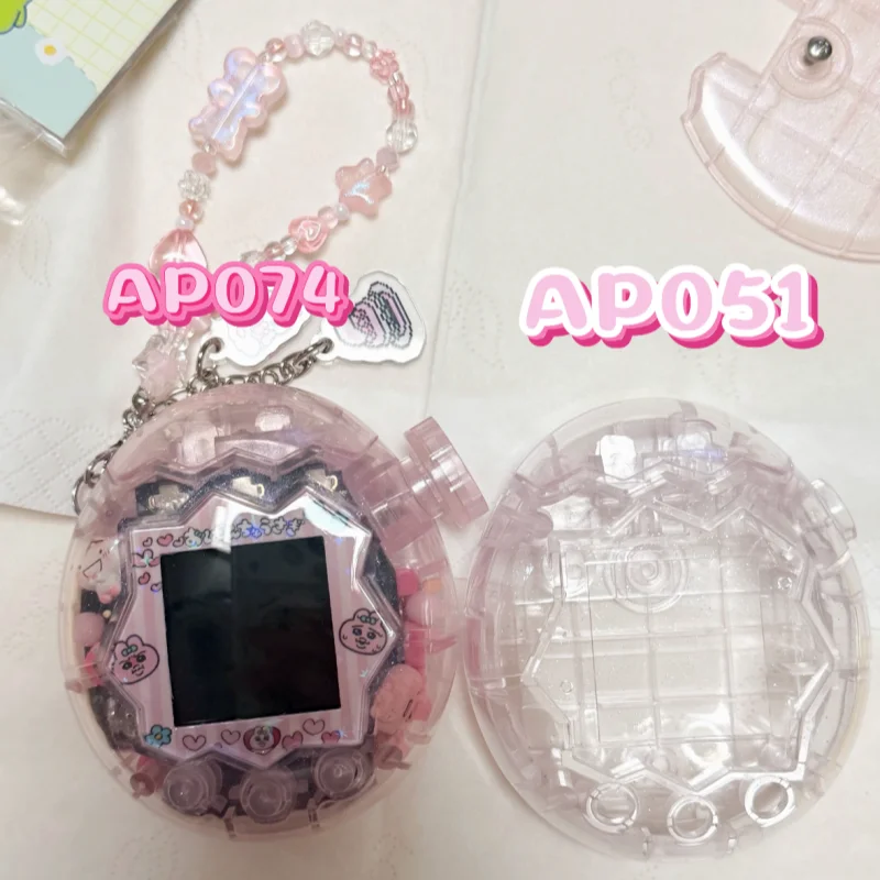 

new Tamagotchi Paradise Replacement Case Two Tone Holographic Glitter Protective Shell For Tamagotchi Virtual Pet Game Console