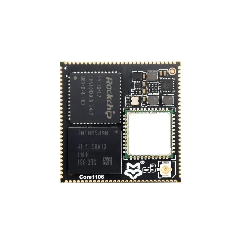 

Luckfox Core1106 Core Board Based on Rockchip RV1106 Chip, 8GB EMMC, Integrates ARM Cortex-A7/RISC-V MCU/NPU/ISP Processors