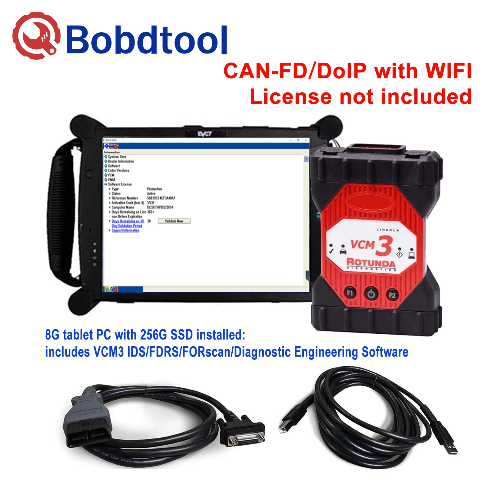 

With T420 8g used computer and 256G Dual Board Full Chip VCM3/VCM 2 PRO IDS Mazd And For Fo-rd UCDS OBD2 Diagnostic Tool