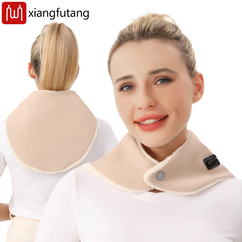 

Carbon Fiber Heated Neck Brace Relieves Neck Soreness Alleviates Cervical Spondylosis Stylish Outdoor WearKeeps Warm Ideal Gift