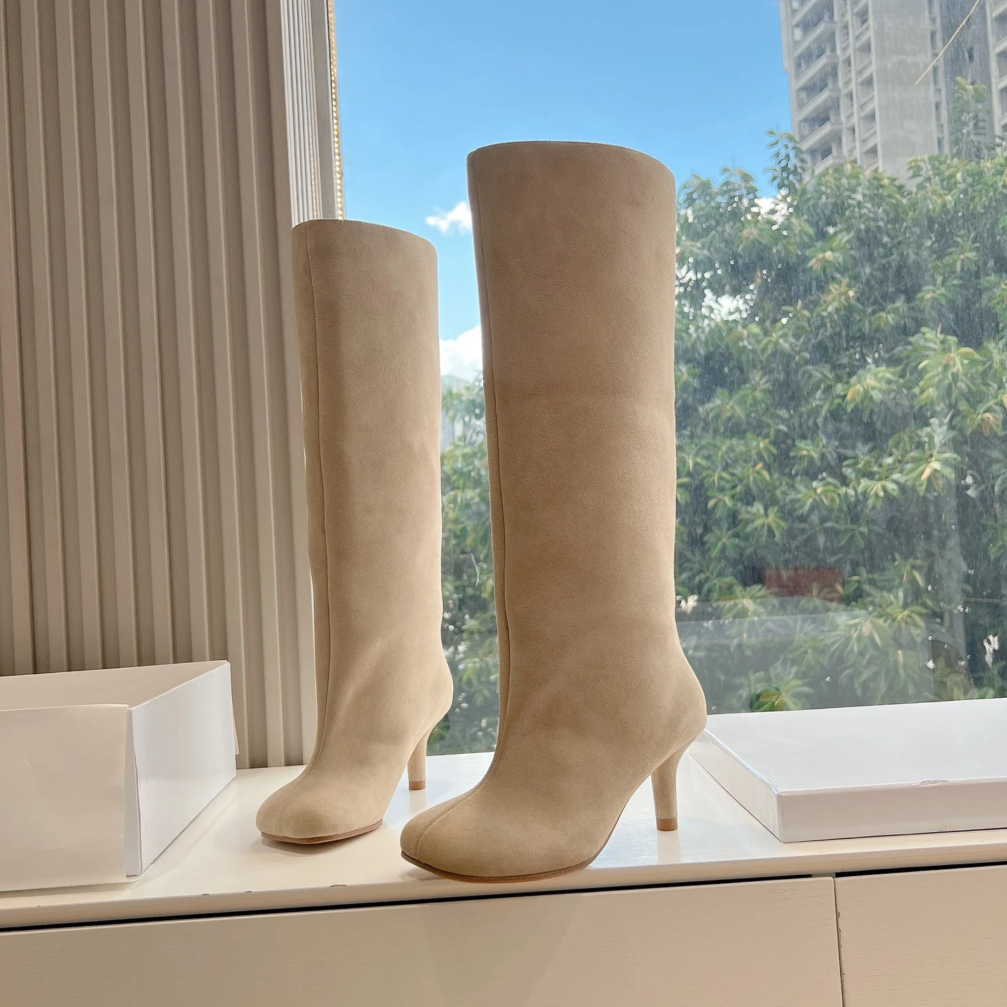 2025 sexy mulheres plataforma tornozelo botas de couro genuíno outono inverno botas com zíper 6.5cm cunha salto apontou toe sapatos pretos 35-40